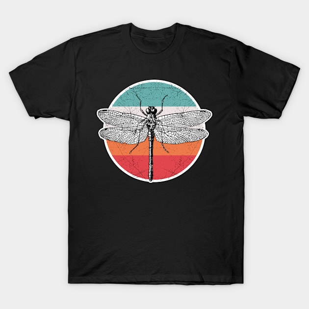 Vintage Retro Dragonfly Shirt Funny Gifts for Men Women Kids T-Shirt by DollochanAndrewss